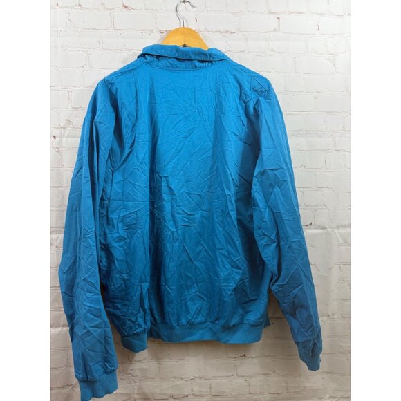 John Blair Jacket Mens Size XLG Teal Blue 80’s Grandpacore - Picture 2 of 8